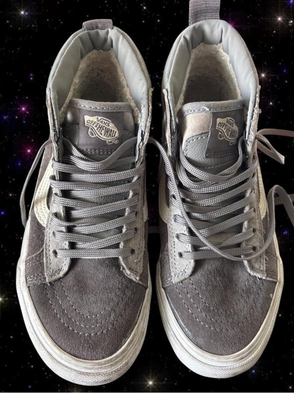 Vans Women's Brown and Grey Trainers